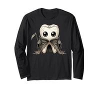 Dent Grim Reaper Mignon Halloween Dents Molaires Dentisterie Manche Longue