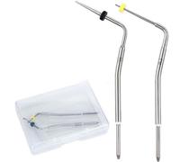 Dent-Gutta Percha Dent-Gum Cutter Endo Gutta Cutter Dissous Brise-cout Endo Gutta Dentaire avec 2 Embouts, Two Needles
