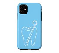 Dent Minimaliste Assistant Dentaire Line Art Dental Coque pour iPhone 11