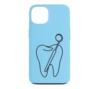 Dent Minimaliste Assistant Dentaire Line Art Dental Coque pour iPhone 13