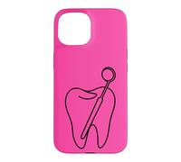 Dent Minimaliste Assistant Dentaire Line Art Dental Coque pour iPhone 15