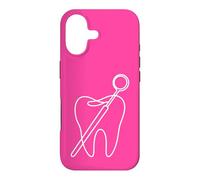 Dent Minimaliste Assistant Dentaire Line Art Dental Coque pour iPhone 17