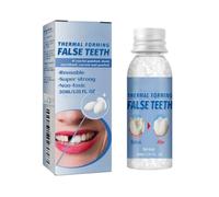 Dent Provisoire, Réparation Dentaire Kit, Pansement Perles Solides Dentaires, Dentier Provisoire, pour Les Dents Cassées Manquantes, Matériau de Remplissage