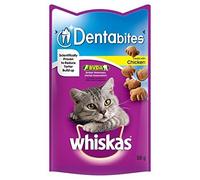 Dentabites De Whiskas Chat Traite Le Poulet 50G (Lot de 6)