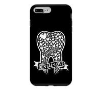 Dentaire Amour Couronne Dent Cœurs Dentiste Hygiéniste Assistant Coque pour iPhone 7 Plus/8 Plus