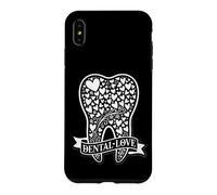 Dentaire Amour Couronne Dent Cœurs Dentiste Hygiéniste Assistant Coque pour iPhone XS Max
