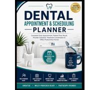 Dental Appointment & Scheduling Planner: Complete Daily Appointment, Patient Flow, Provider Schedule, Treatment Coordination