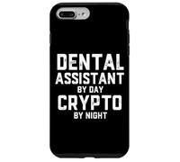 Dental Assistant by Day Crypto by Night Blockchain Dentist Coque pour iPhone 7 Plus/8 Plus