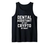Dental Assistant by Day Crypto by Night Blockchain Dentist Débardeur