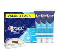 Dental Care Set: Crst 3D White Arctic Fresh 3-Pack + LUXPAKS Squeezer