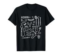 Dental Nurse Doodles Women Dentist Dentistry Students T-Shirt