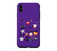 Dental Squad Costume d'halloween avec Dents de Citrouille effrayantes Coque pour iPhone XS Max
