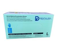 Dentalbel Gants En Nitrile Bleus Catégorie III Taille L Non Poudrés 200 Pièces