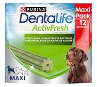 DENTALIFE | ACTIVFRESH | Friandises pour Chien Adulte de Grande Taille | Aide à Combattre la Mauvaise haleine | Sachet | 12 Bâtonnets | 426g