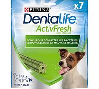 PURINA DENTALIFE ACTIVFRESH MINI | Friandises pour Chiens de Petite Taille | 7 Bâtonnets à Mâcher |Spiruline et Miel | Lot de 1 | 115 g