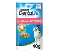Purina DENTALIFE Daily Oral Care Friandises dentaires pour chat adulte Saumon 8 x 40 g