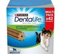 Purina Dentalife Bâtonnets chien taille moyenne – Nettoie les dents – 42 bâtonnets (966 g)