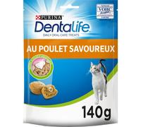 Dentalife Chat au Poulet - 140g - Friandise pour Chat Adulte - Lot de 5 unités