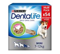 DENTALIFE | Friandise à mâcher pour Chien Adulte de Petite Taille | Action nettoyante naturelle | Nettoie les dents difficiles à atteindre, Combat la mauvaise haleine | Lot de 2 x 54 Bâtonnets