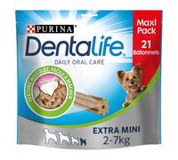PURINA DENTALIFE EXTRA MINI | Friandises pour Chien de Très Petite Taille |21 Bâtonnets à Mâcher | Poulet | Maxi Pack 207 g | Hygiène bucco-dentaire