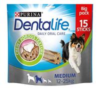 Dentalife Lot de 3 paquets de 15 jouets à mâcher pour chiens de taille moyenne 1035 g