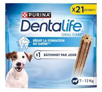 Purina Friandises dentaires DentaLife Mini – 345 g, 21 bâtonnets pour petits chiens – Lot de 4