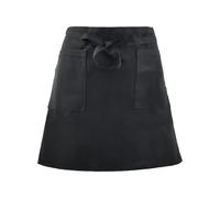 dentedeleao Tablier de Cuisine Court Unisexe, Tabliers de Serveur Noirs avec 2 Poches, Demi Tablier pour Homme et Femme au Café, Boulangerie, Restaurant, Bar, Cuisine, 60 x 40 CM