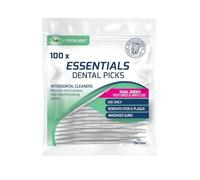 DenTek Essentials Lot de 100 médiators dentaires Menthe fraîche