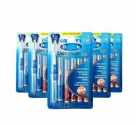 DenTek Lot de 30 brosses interdentaires réutilisables et flexibles Revêtement menthe et fluorure pour des gencives fraîches et saines ISO123 0,45 mm + 0,5 mm + 0,7 mm Enlève la nourriture et la plaque