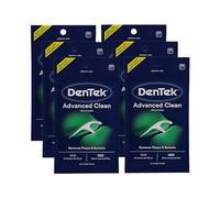 DenTek Triple Clean Floss Médiator | Pas de pause | 20 Count | 6 paquets