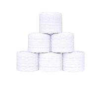 Dentelle Rouleau 6 Rouleaux Blanc Dentelle Ruban Vintage Floral Dentelle Garniture pour Coudre et Nuptiale De Mariage Décorations DIY Travaux Manuels 10m X 4.5cm