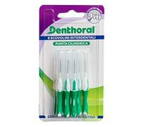 Denthoral 8 brossettes interdentaires à bout cylindrique de diamètre 0,3 mm avec capuchon de protection hygiénique - 21 g