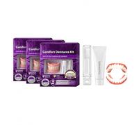 Dentier Esthétique Amovible Supérieur et Inférieur, Prothèse Dentaire Décorative Confortable, Accessoire Beauté pour Améliorer l’Apparence du Sourire, Dents de Placage Instantanées Facettes Dentaires