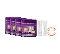 Dentier Esthétique Amovible Supérieur et Inférieur, Prothèse Dentaire Décorative Confortable, Accessoire Beauté pour Améliorer l’Apparence du Sourire, Dents de Placage Instantanées Facettes Dentaires