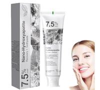 Dentifrice à 7,5% d'hydroxyapatite pour une protection avancée de l'émail, dentifrice à l'hydroxyapatite sans fluor, blanchiment doux et soin des dents sensibles, haleine fraîche (1 pièce)