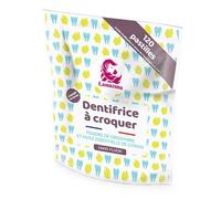 Dentifrice à croquer - LAMAZUNA - Poudre de gingembre - Huile essentielle de citron - Vegan - 120 pastilles
