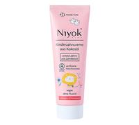 Niyok Dentifrice à l'huile de coco – Fraise et framboise KIDS – 75 ml