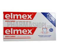 Dentifrice Anti-Caries Elmex - Lot De 2 Tubes De 125 Ml