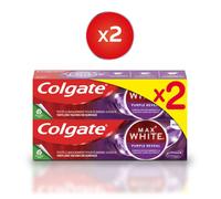 Dentifrice Blancheur Colgate Purple 75ml - Pack de 2