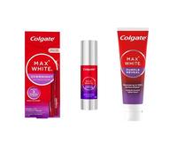 Dentifrice blancheur violet - Colgate - 40ml - Sérum blancheur Max White - 75ml - Correction de couleur immédiate