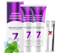 Dentifrice Blanchissant 7 Pro Strong,Dentifrice Intensif Blanchissant Aux Probiotiques,Dentifrice Nettoyant En Profondeur Pour Soins Bucco-Dentaires,ProtèGe La Santé Des Gencives (2 pièces, A-22)