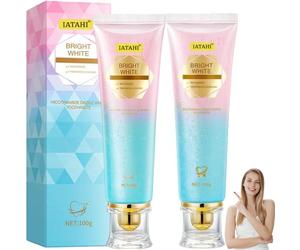 Dentifrice Blanchissant à la Niacinamide,2pcs Nicotinamide Whitening Toothpaste,Dentifrice Blanchissant Intensif À La Niacinamide,Dentifrice Blanchissant Bicolore à la Niacinamide