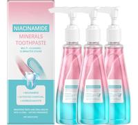 Dentifrice Blanchissant À La Niacinamide, Dentifrice De Protection Bucco-dentaire, Détachant Naturel, Haleine Fraîche, Prendre Soin De Sa Santé Bucco-dentaire (3pcs)
