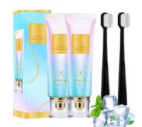 Dentifrice Blanchissant à La Niacinamide,Dentifrices Blanchissant,Niacinamide Whitening Toothpaste,Blanc éblouissant,Aide les Dents Sensibles et Blanchit,élimine Les Taches,Haleine Fraîche 100g (2)