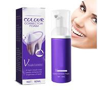 Dentifrice Blanchissant,Blanchisseur De Dents Violet,Dentifrice Correcteur De Couleur,Blanchiment Des Dents Dentifrice,Dentifrice Mousse Blanchissante,élimine les Taches de Dents