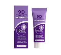 Dentifrice blanchissant et détachant, correcteur de couleur, soin bucco-dentaire naturel et réparation de l'émail, double goût menthe, haleine fraîche naturelle