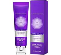 Dentifrice blanchissant Lysozyme Purple Whitening Toothpaste dentifrice violet correcteur de couleur pour dents jaunes élimine les taches et blanchit procure une haleine fraîche protège l'émail (1)