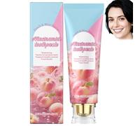 Dentifrice blanchissant niacinamide,Blanch dents,Élimination taches,Haleine fraîche,Réparation émail,Élimination intensive taches café thé,Triple blanch,Format voyage,Bouche sensible douce (1PCS)