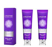 Dentifrice blanchissant orthodontique violet, adapté aux dents sensibles, élimine les taches en profondeur, renforce le blanchiment, rafraîchit l'haleine et nettoie les dents