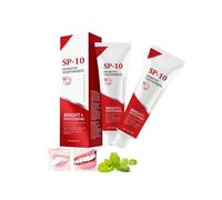 Dentifrice blanchissant probiotique SP-10, sans fluor, pour blanchir les dents, améliorer la santé des gencives, nettoyer les dents et rafraîchir l'haleine.